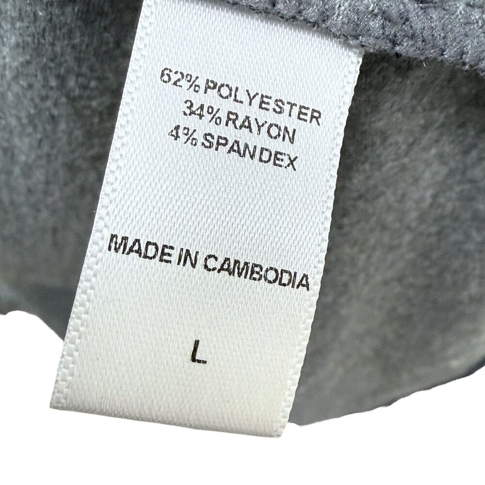 Cuddl Duds Cardigan Shrug Size Large Gray Soft Stretch Womens Top - Picture 9 of 9